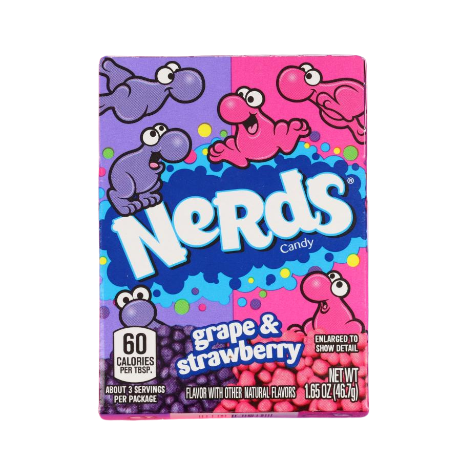 Wonka Nerds Grape and Strawberry szőlős-epres cukorka 47g