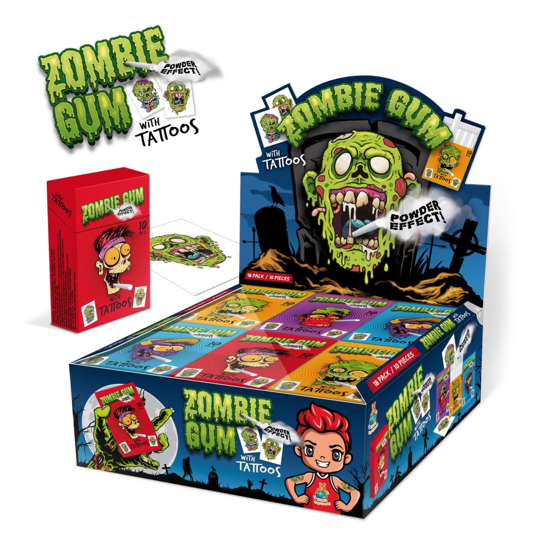 Zombie Cigi Rágó Tetoválással 35G