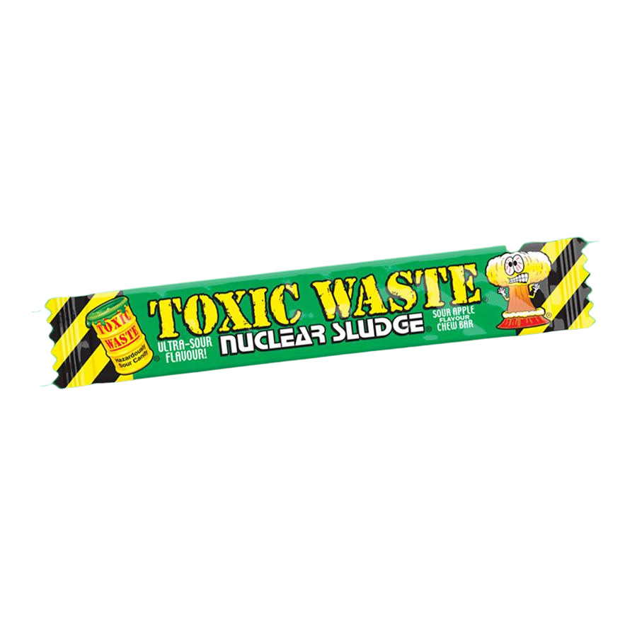 Toxic Waste Nuclear Sludge zöld alma ízű savanyú rágós cukorka 20g