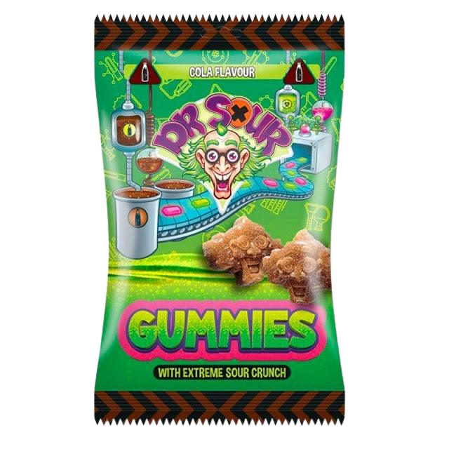Dr Sour Gummies Cola ízű savanyú gumicukor 200g