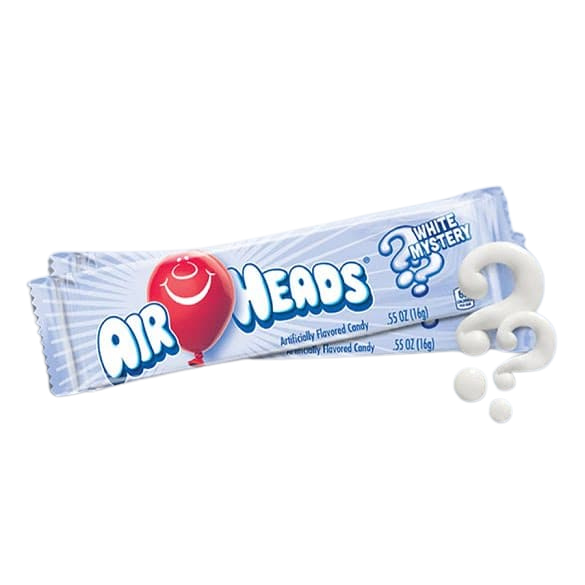 Airheads White Mystery rejtélyes ízű fehér cukorka 15,6g