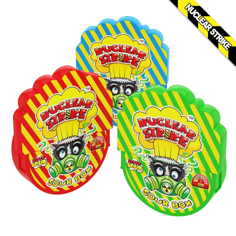 Nuclear Strike Extra savanyú cukorka box 20g