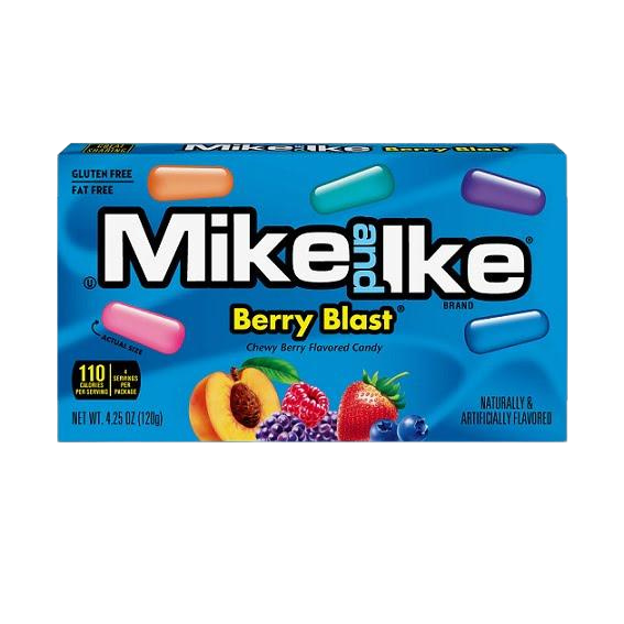 Mike and Ike Berry Blast bogyós gyümölcs ízű cukorkák 120g