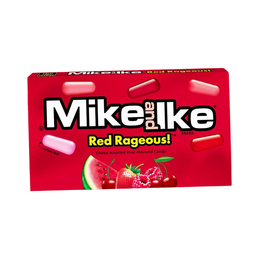 Mike and Ike Red Rageous piros gyümölcsös cukorkák 120g