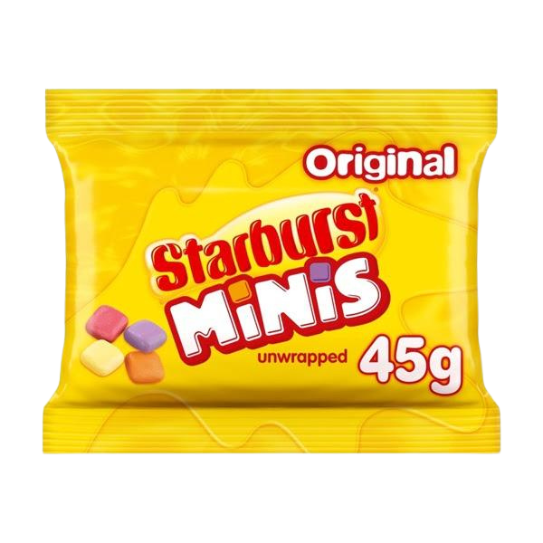 Starburst Minis Original rágós cukorka 45g