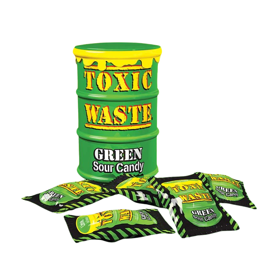 Toxic Waste zöld dobozos savanyú cukorkák 42g
