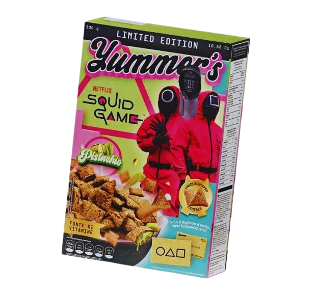 Squid Game Pistachio pisztáciával töltött gabonapehely 300g