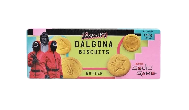 Squid Game Dalgona Biscuits vajas keksz 140g