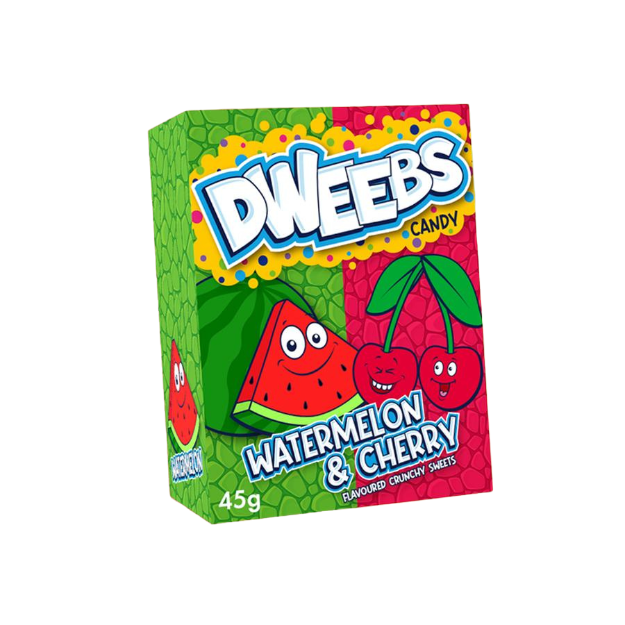 Dweebs Watermelon and Cherry görögdinnye és cseresznye ízű cukorka 45g