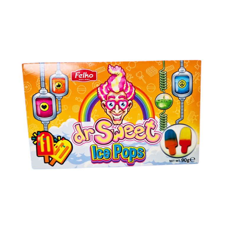 Dr Sweet Ice Pops fagyi formájú gumicukor 90g