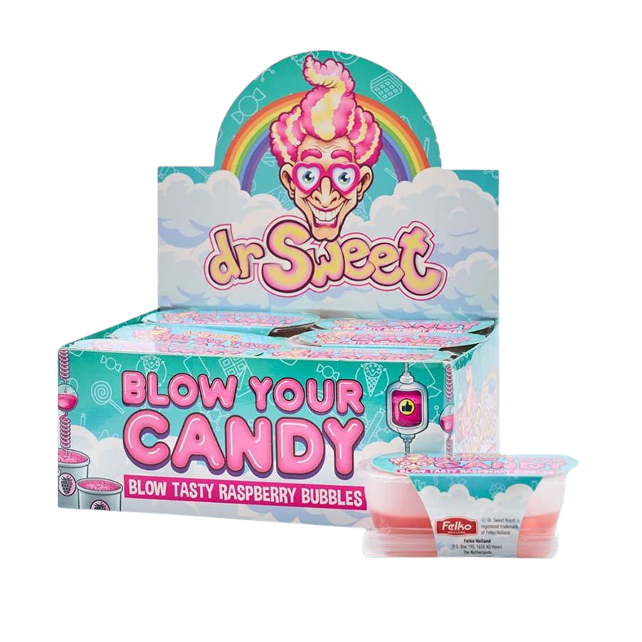 Dr Sweet cukorka buborék fújó szett 40g