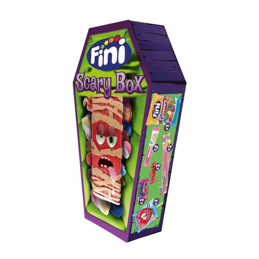 Fini Halloween Scary Box édesség válogatás koporsó forma 92g