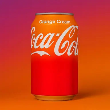 Coca Cola Orange Cream USA narancskrém ízű szénsavas üdítő 355ml