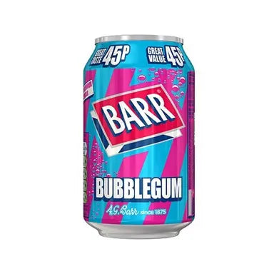 Barr Bubblegum rágógumi ízű szénsavas üdítőital 330ml