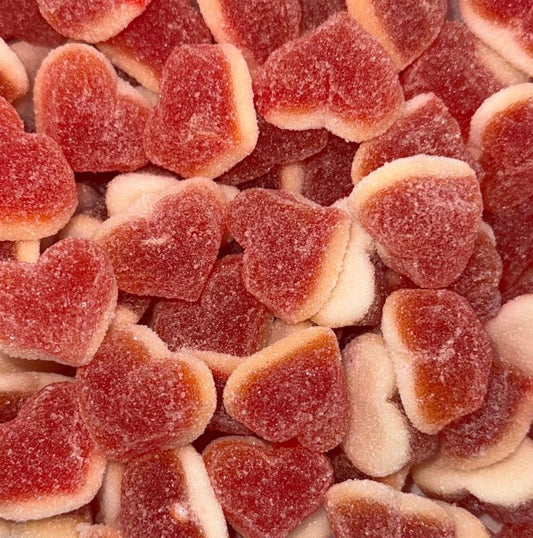 Töltött Barackos Szív gumicukor 100g