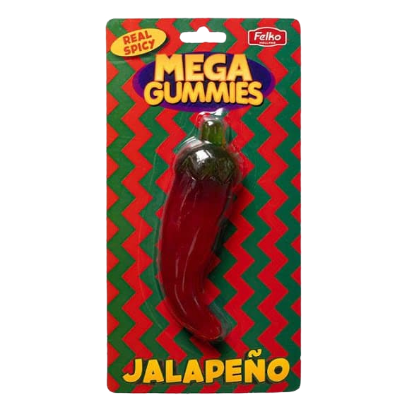 Óriás Jalapeno paprika gumicukor (csípős) 120g